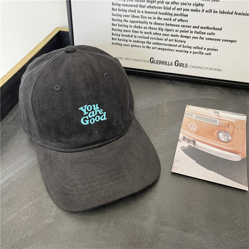 Women's Corduroy Graphic Baseball Cap Stornfield