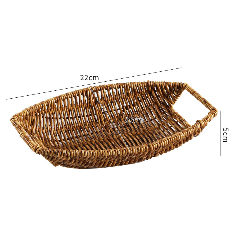 Handwoven Decorative Serving Basket Stornfield