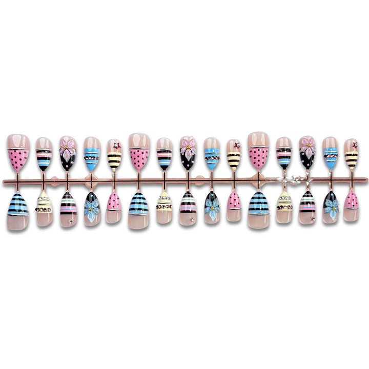 Artistic Press-On Nail Set 1790745541