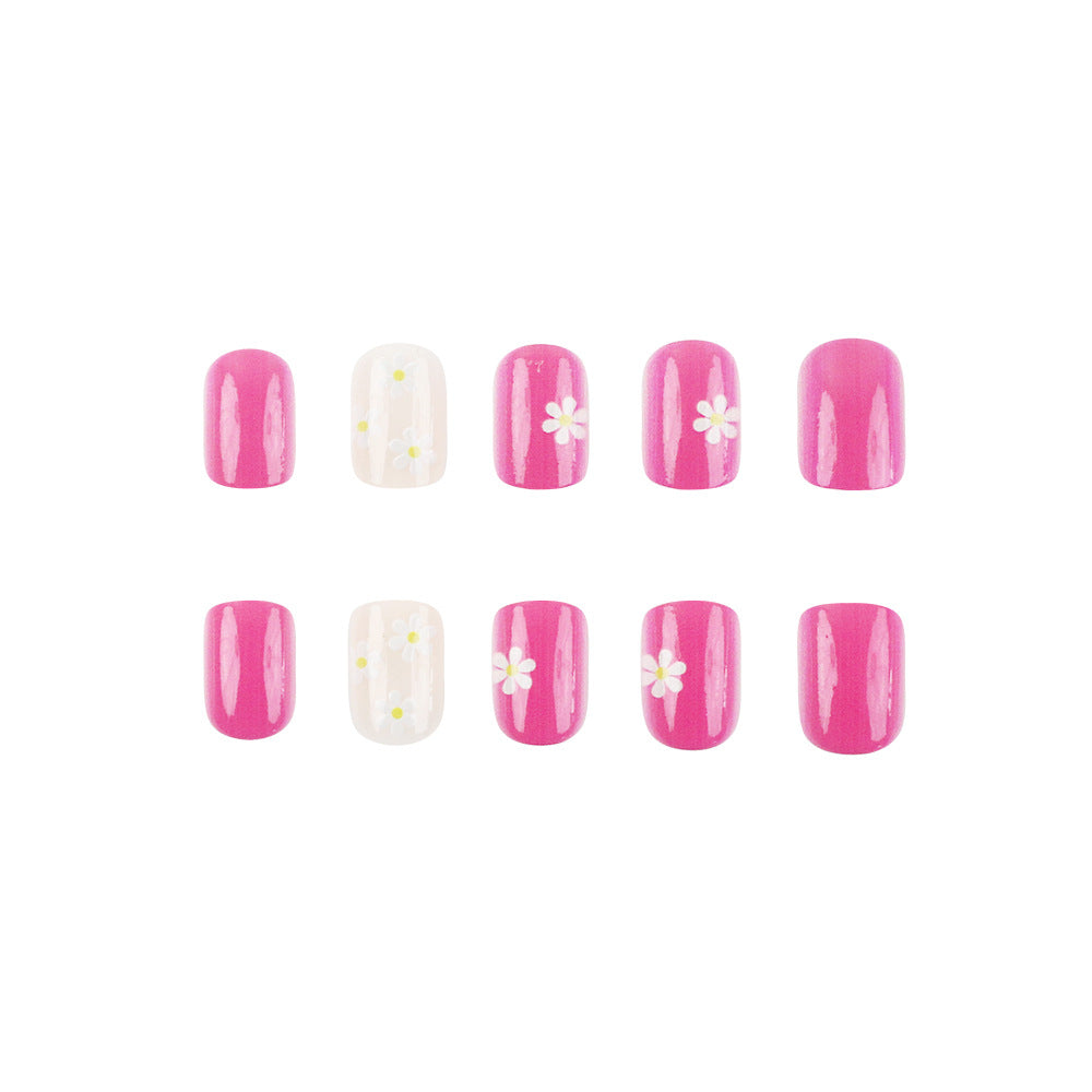 Floral Embellished Gel Nail Art Set Stornfield