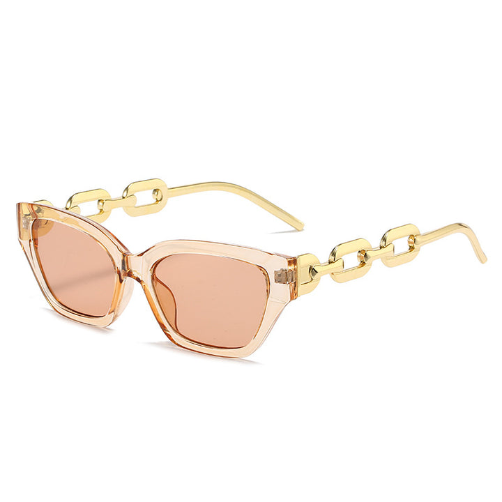 Ladies fashionable Cat-Eye sunglasses with luxurious chain frame Stornfield