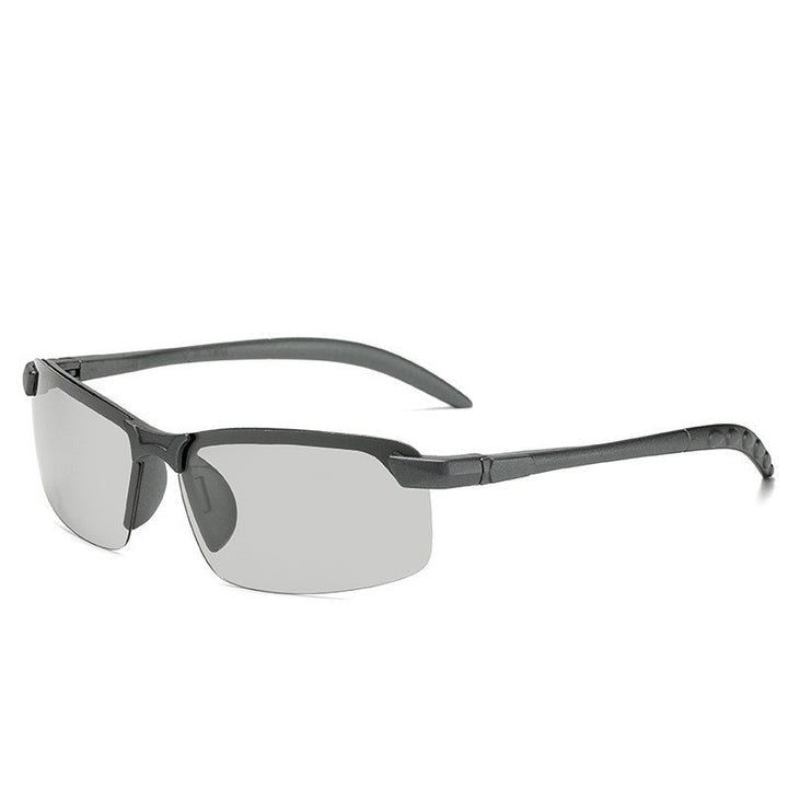 Men's sporty sunglasses with polarized lenses and flexible frame Stornfield