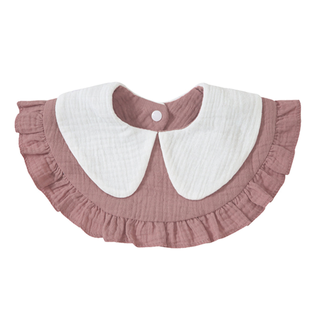 Ruffled Muslin Baby Bib Stornfield