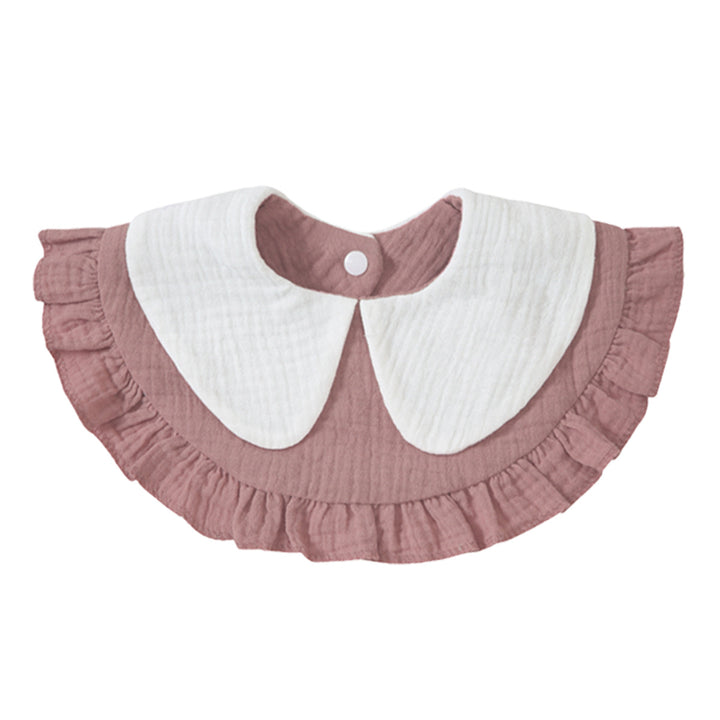 Ruffled Muslin Baby Bib Stornfield
