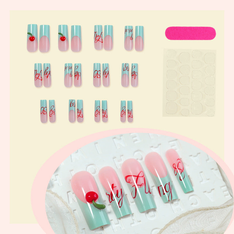 Whimsical Press-On Nail Set Stornfield