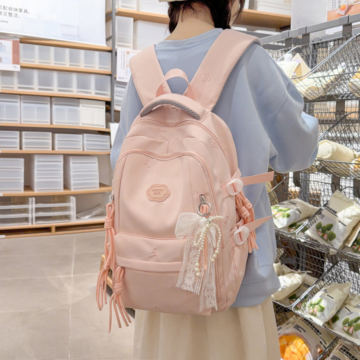 Decorative Star-Patterned Backpack Stornfield