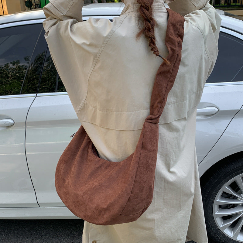 Fashionable Twisted Handle Sling Bag