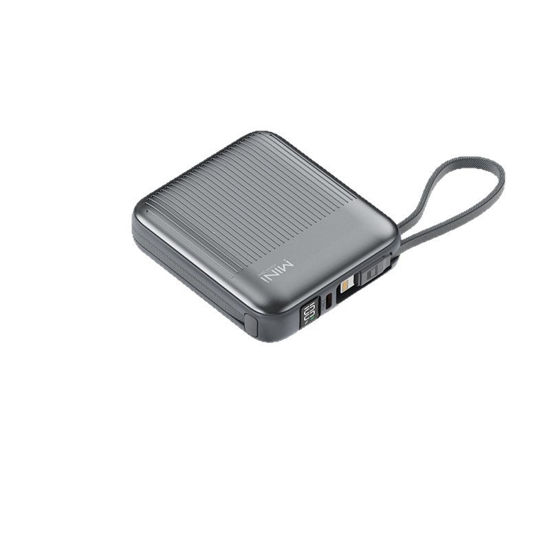 Compact power bank with integrated cable system Stornfield