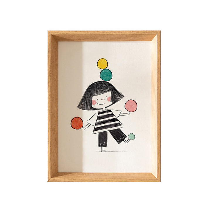 Charming Illustrated Art Frame for Home