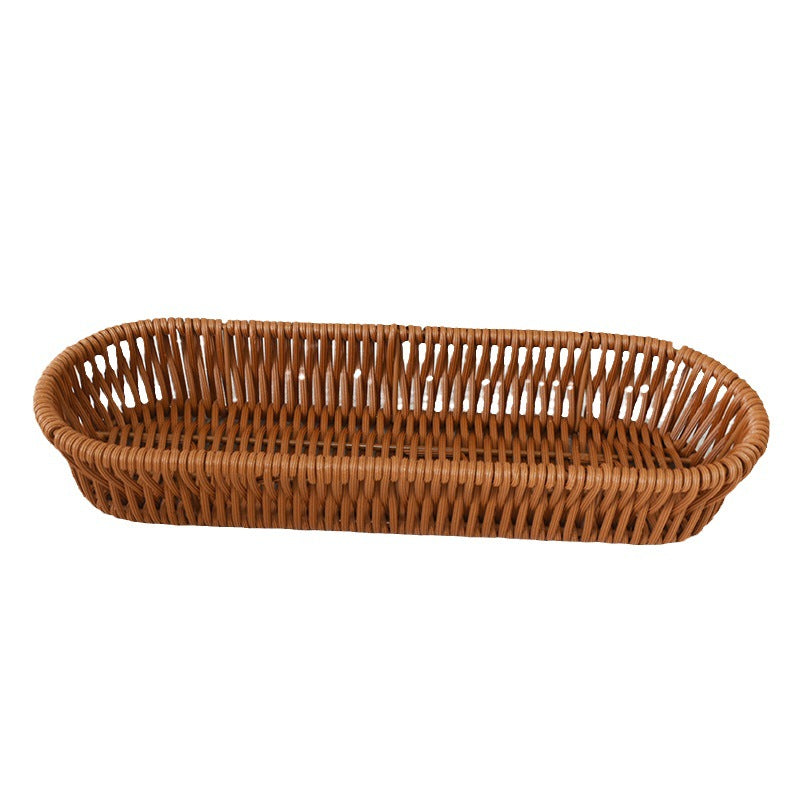 Stylish Woven Rectangular Serving Tray Stornfield
