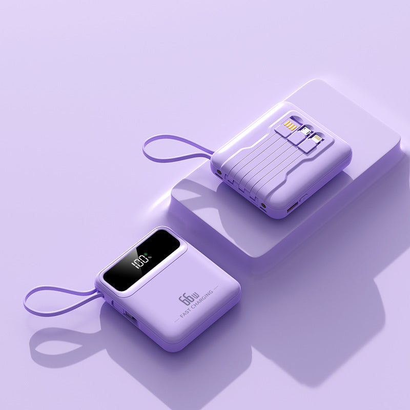 Compact power bank with fast charging function and digital charging status Stornfield