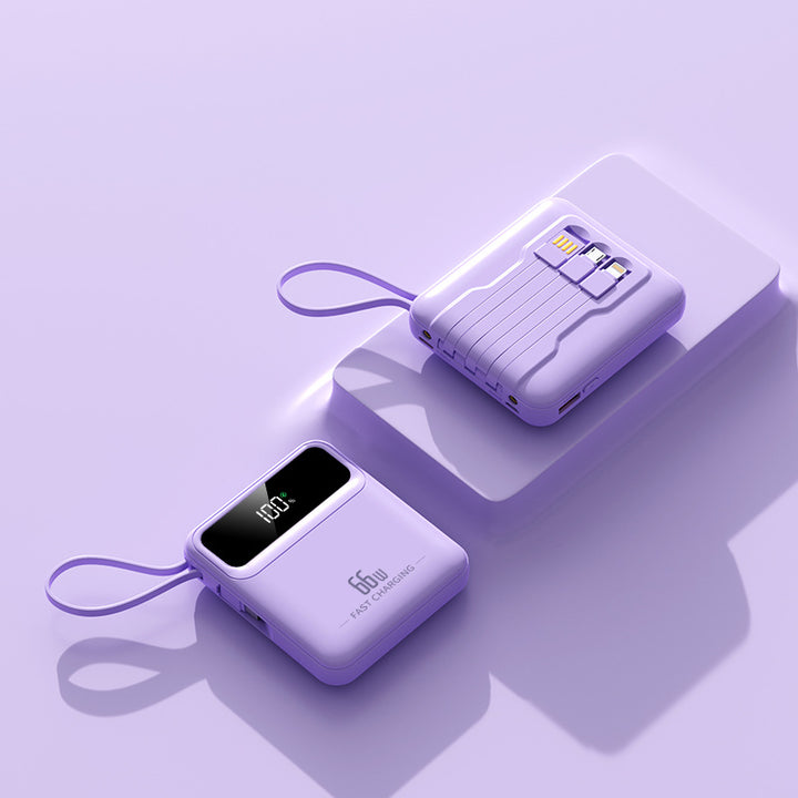 Compact power bank with fast charging function and digital charging status Stornfield