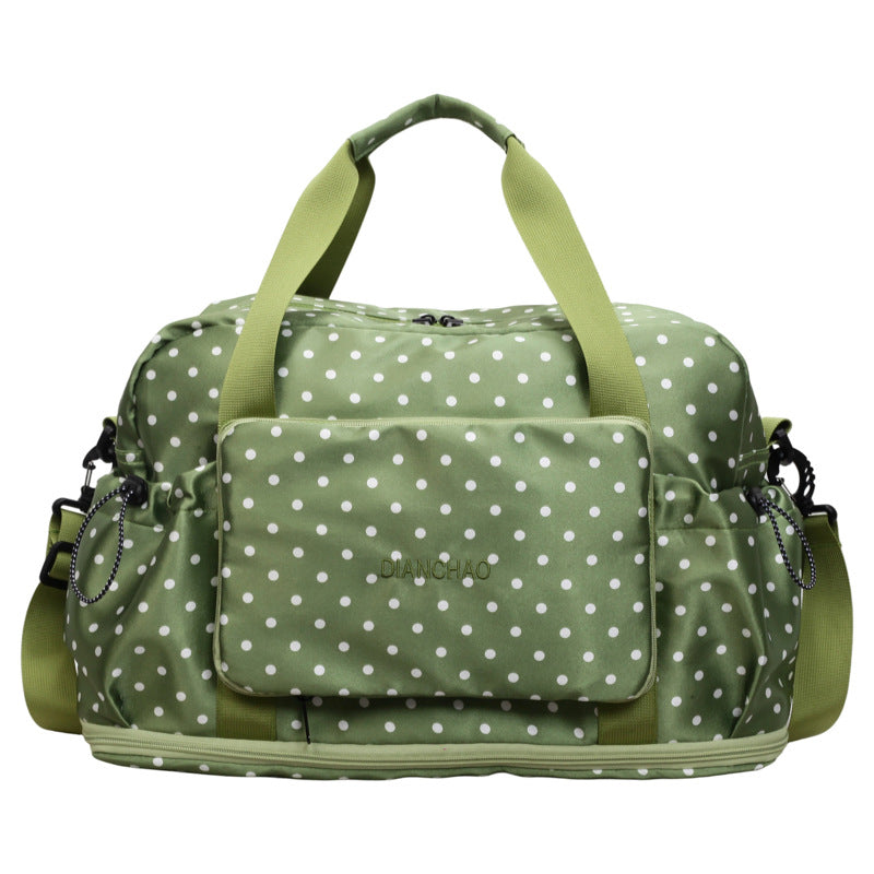 Stylish Polka Dot Overnight Duffle