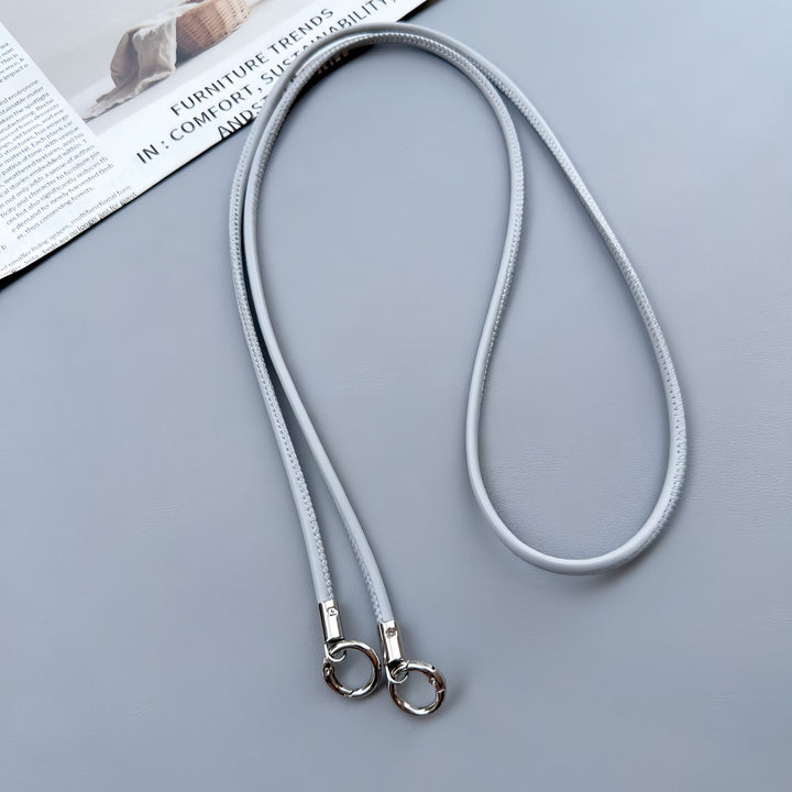 Premium Double-Ring Leather Lanyard Stornfield