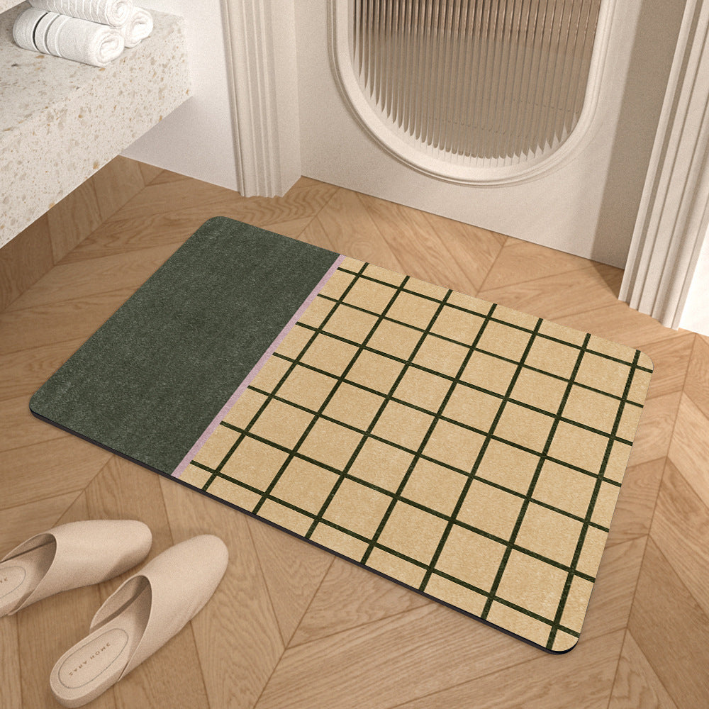 Geometric Pattern Soft Bath Mat Stornfield