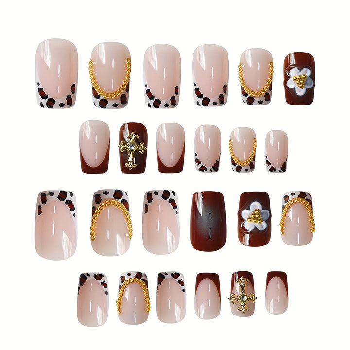 Decorative Press-On Nail Set Stornfield