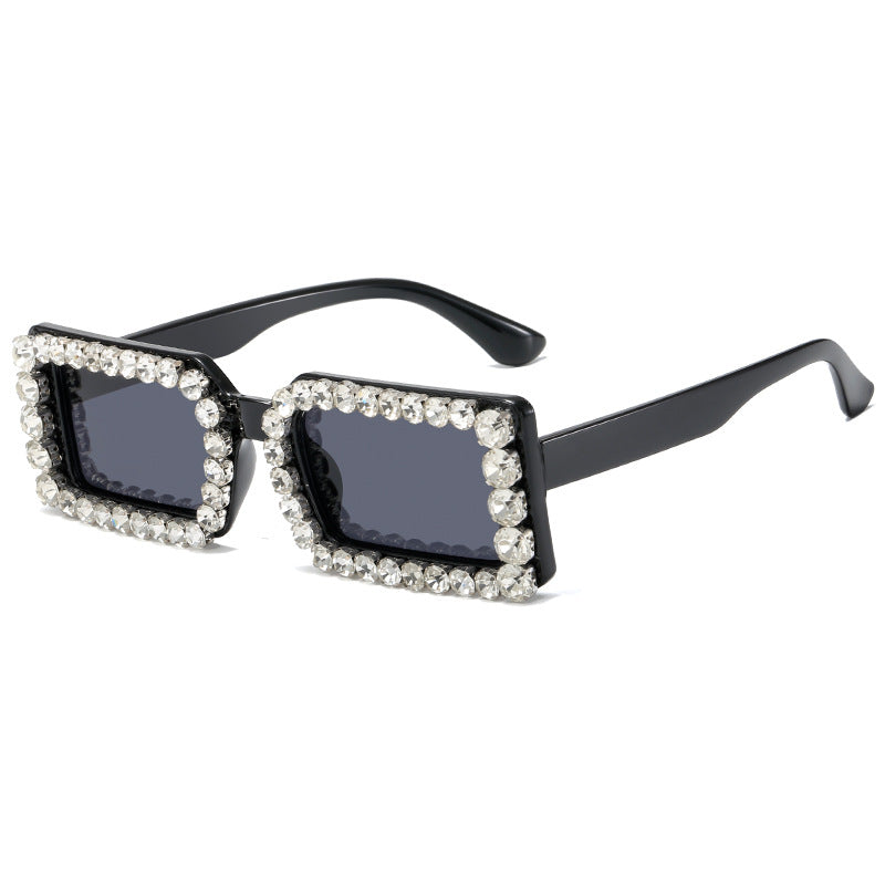 Women's fashionable sunglasses with glittering frame embellishment Stornfield