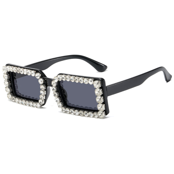 Women's fashionable sunglasses with glittering frame embellishment Stornfield