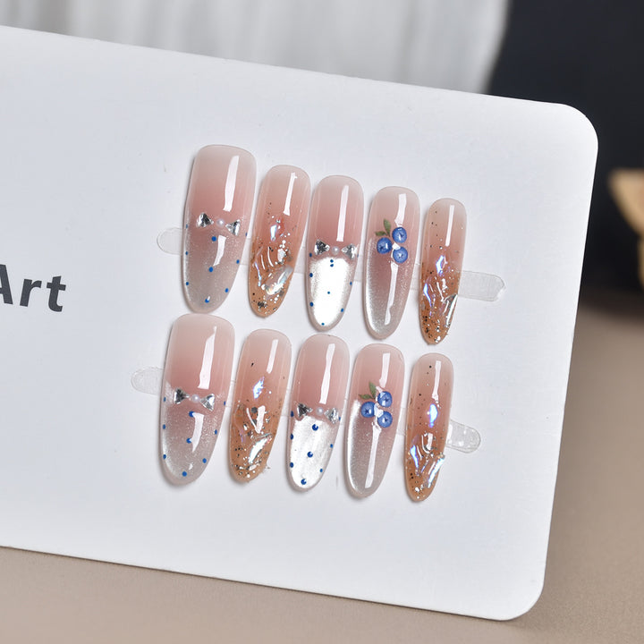 Decorative Animal Print Press-On Nail Set Stornfield