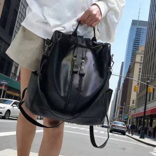 Stylish Leather Backpack Stornfield