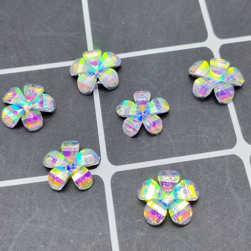 Delicate acrylic flower appliqués Stornfield