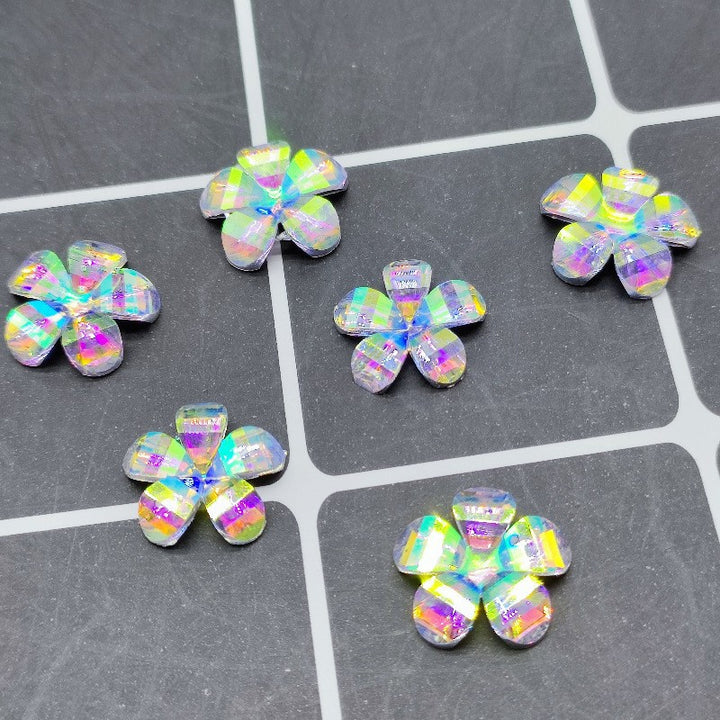 Delicate acrylic flower appliqués Stornfield