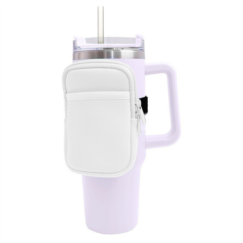 Unisex cup holder with practical pocket Stornfield
