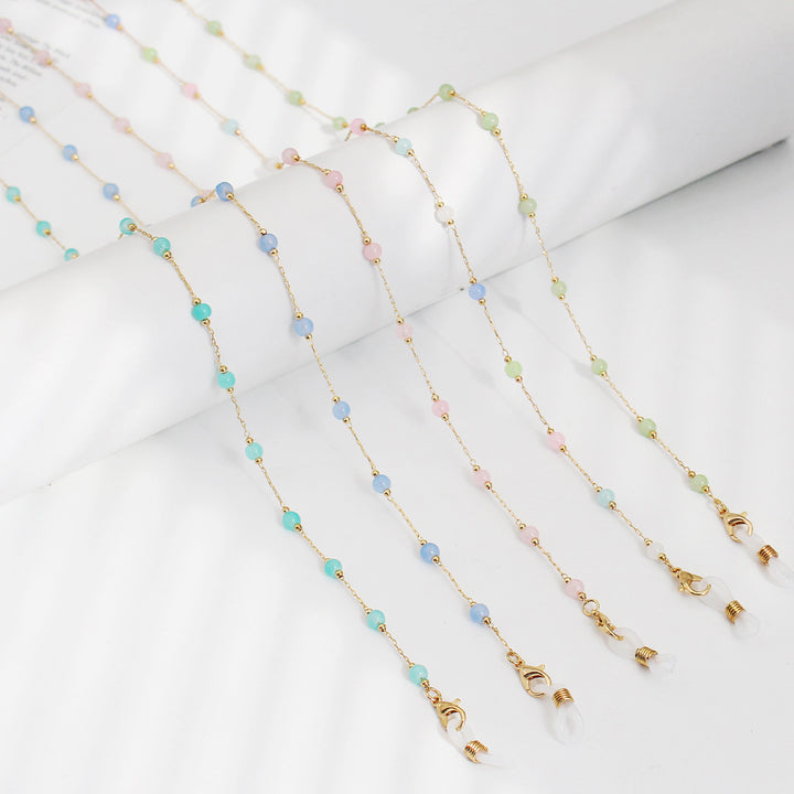 Elegant Beaded Eyewear Retainer Chain Stornfield