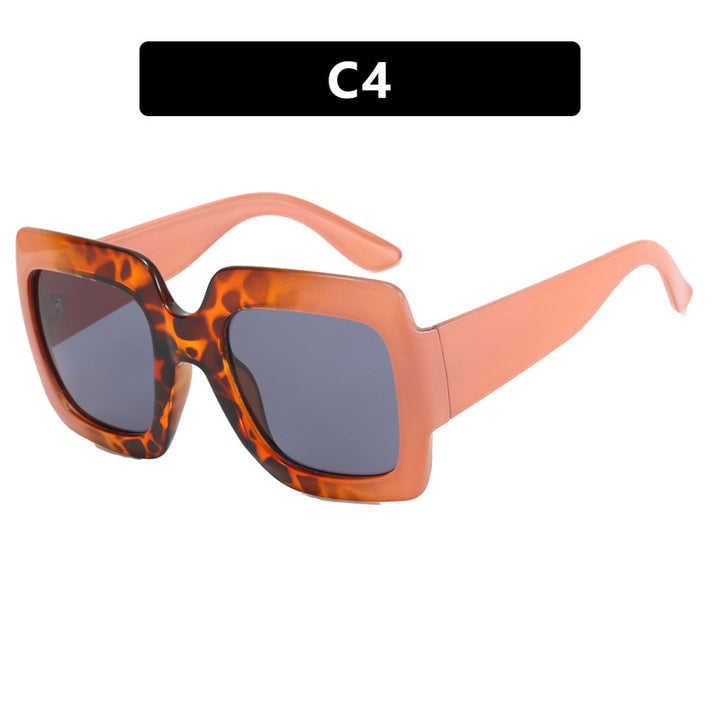 Women's oversized sunglasses with square frames and UV protection Stornfield