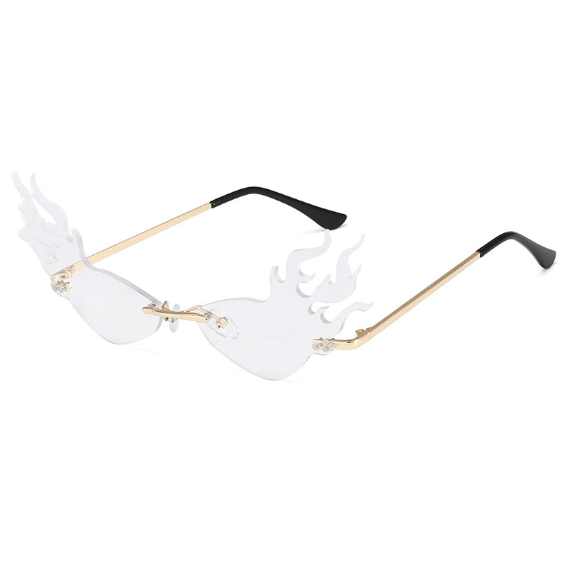 Women's fashionable sunglasses with flame-shaped design Stornfield