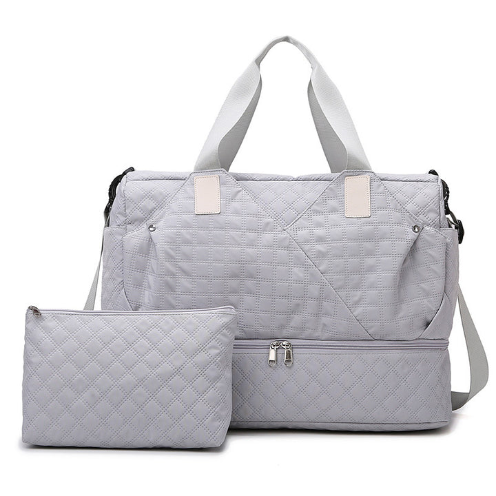 Quilted Multitasking Travel Duffle Bag Stornfield