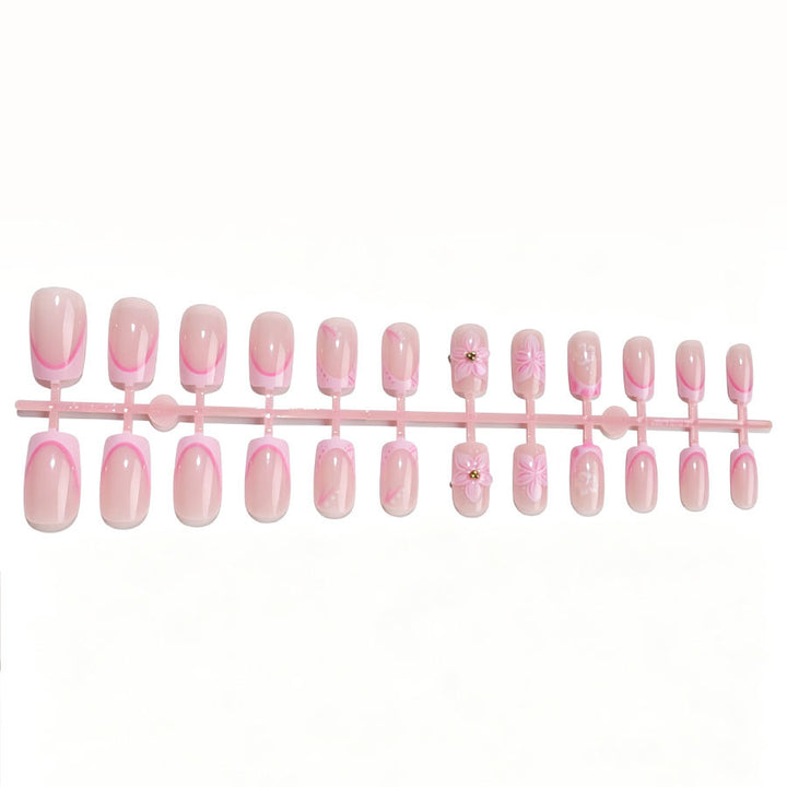 Artistic Floral Press-On Nail Art Kit Stornfield