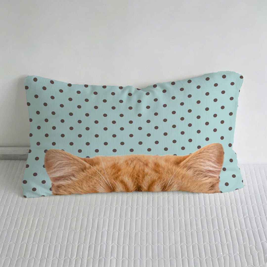 Fun Cat-Themed Decorative Pillow