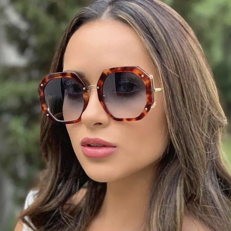 Ladies stylish octagonal sunglasses with UV protection and elegant frame Stornfield