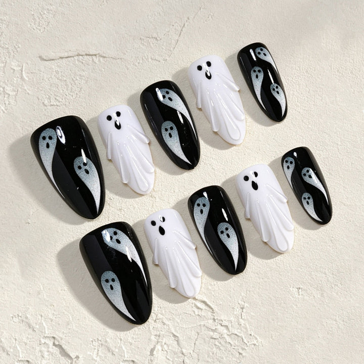 Halloween Ghost Nail Art Stornfield