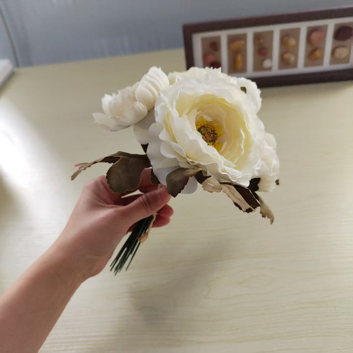 Lifelike Peony Floral Bouquet
