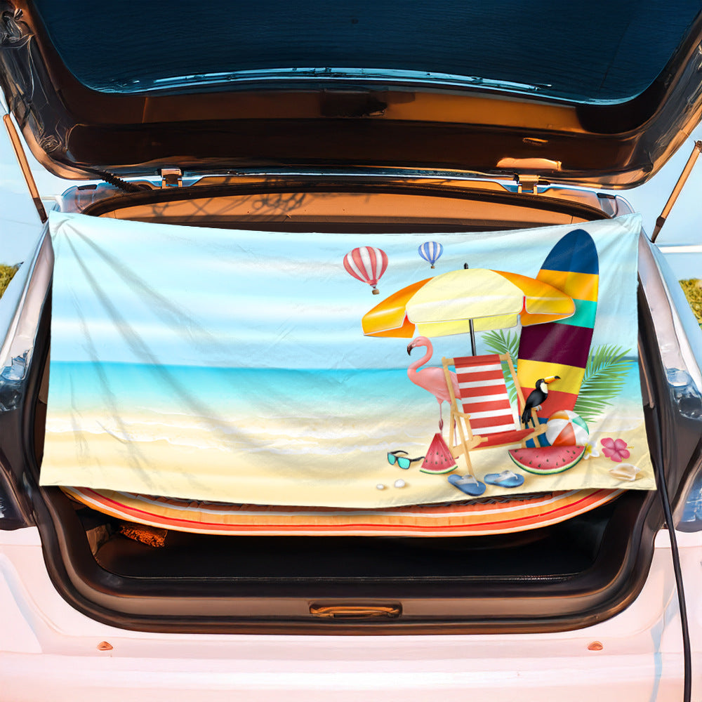 Beach blanket with cheerful summer motif Stornfield