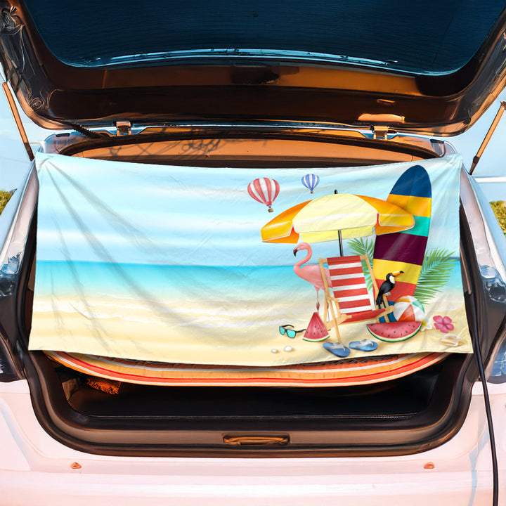 Beach blanket with cheerful summer motif Stornfield