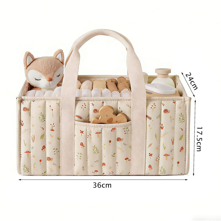 Versatile storage basket with compartments and charming animal motif Stornfield