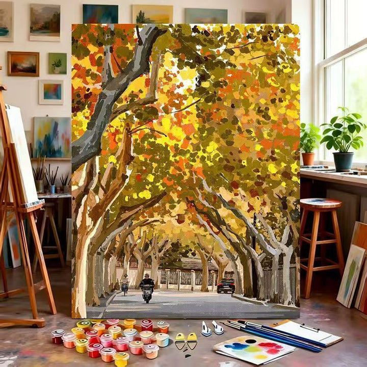 Artistic Landscape Canvas Painting Kit Stornfield