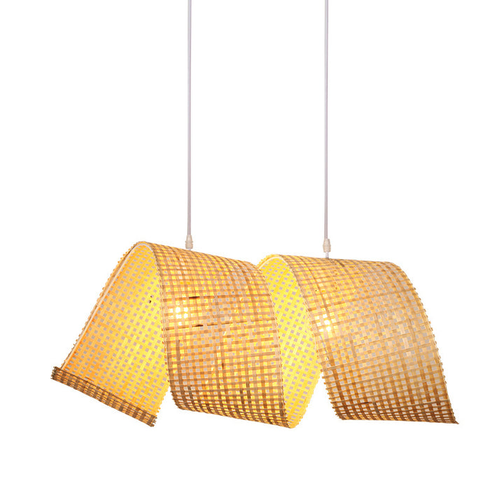 Woven Bamboo Ceiling Lamp