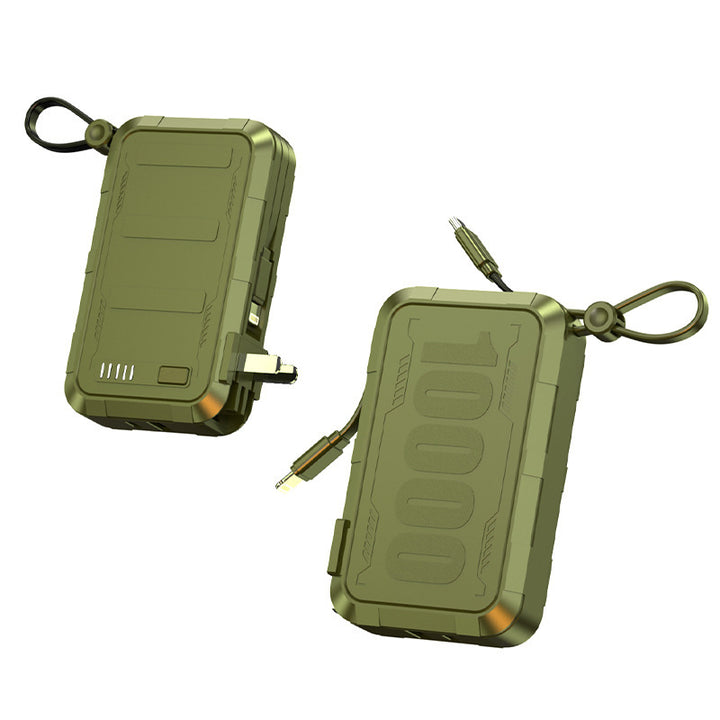 Robust Outdoor Power Bank with Integrated Solar Charging Technology Stornfield