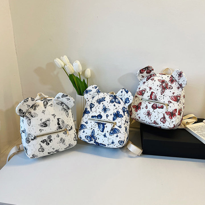 Cute Butterfly Print Mini Backpack Stornfield