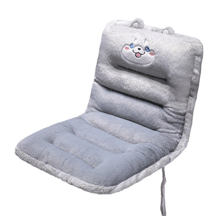 Plush seat cushion with animal design Stornfield