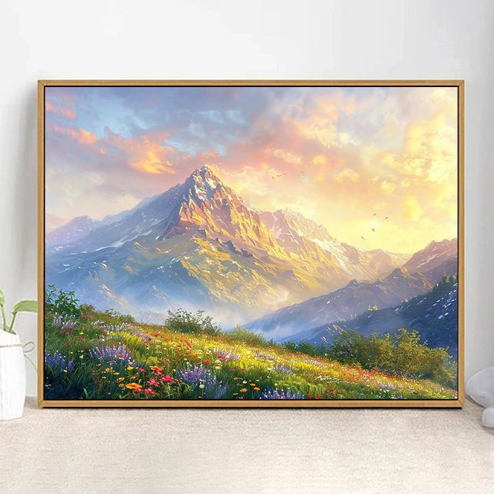 Majestic Mountain Landscape Art Print Stornfield