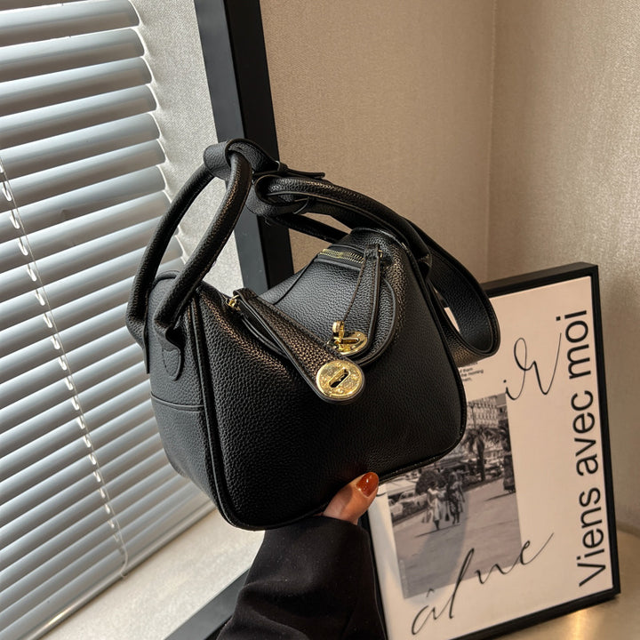 Structured Leather Handbag Stornfield