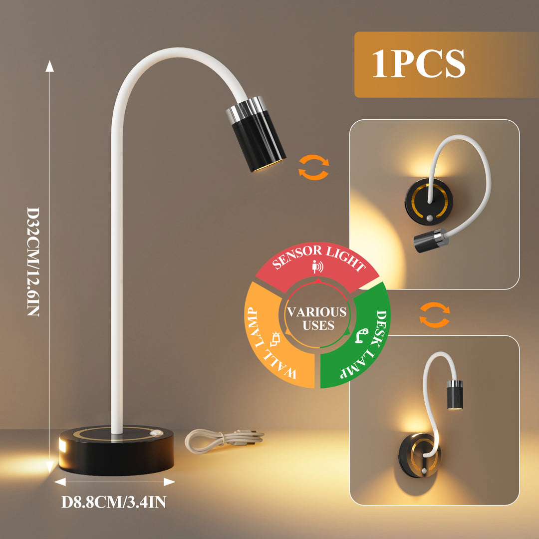 Flexible Multi-Function Sensor Desk Lamp