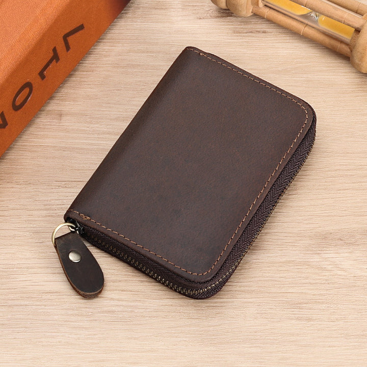 Leather Zippered Card Wallet Stornfield