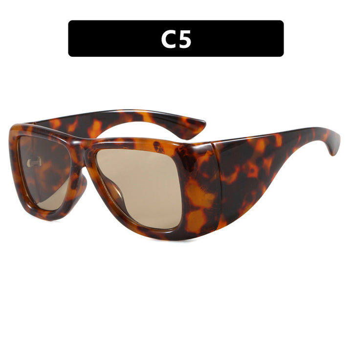 Ladies trendy oversized sunglasses with striking tortoiseshell design Stornfield