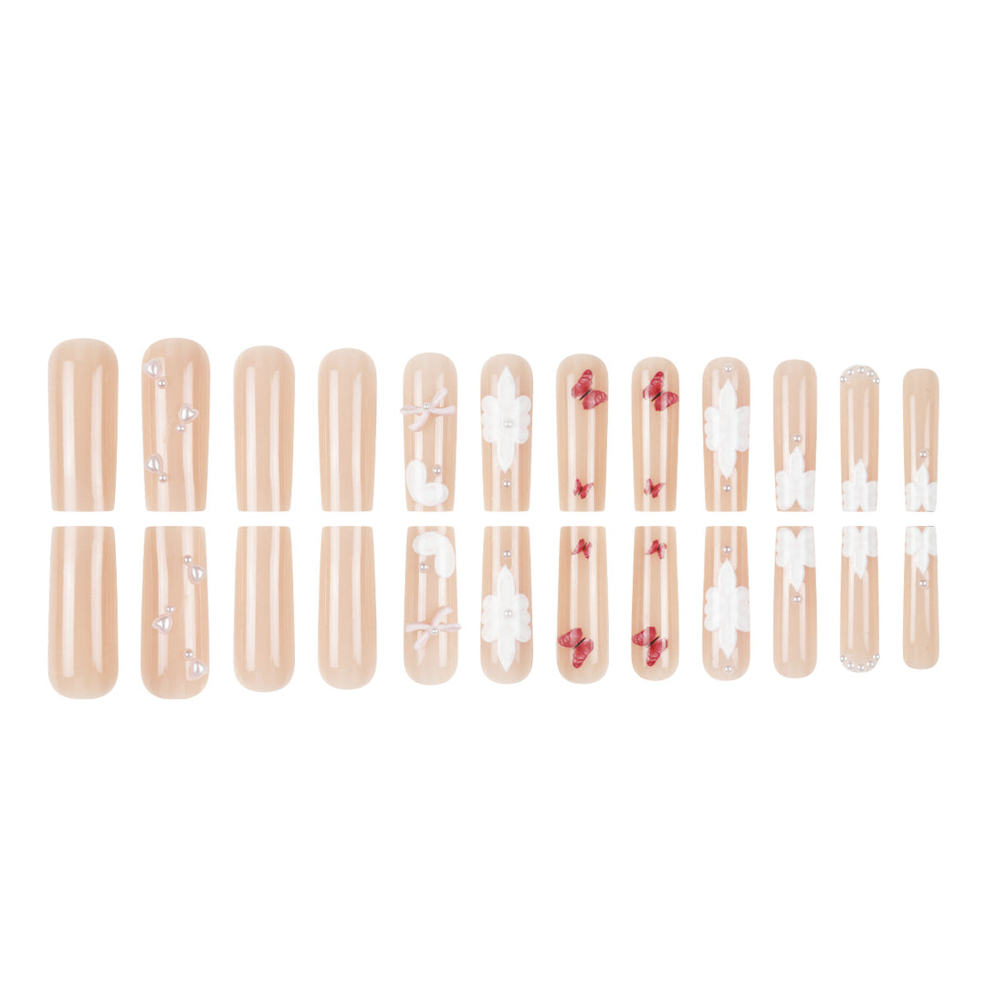 Decorative Floral Press-On Nails Stornfield 1789086044